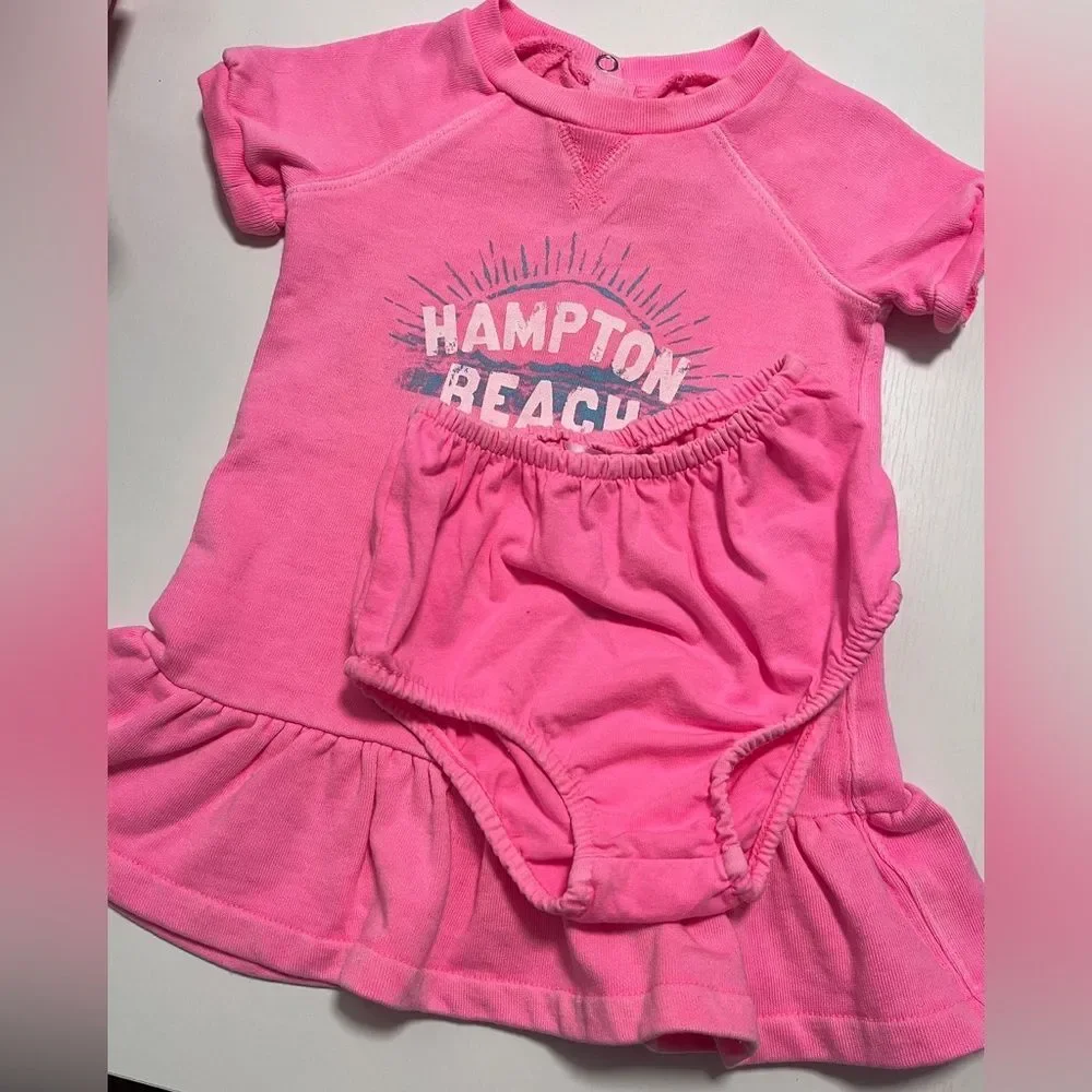 NWT Ralph Lauren Baby Girl Dress and bloomer set outfit 6M